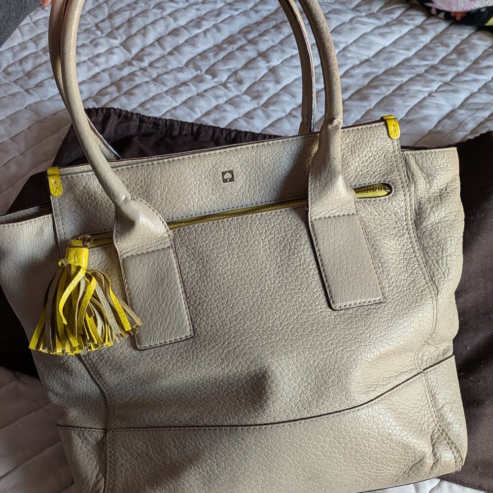 Kate Spade Pebble Leather Tote Listing
